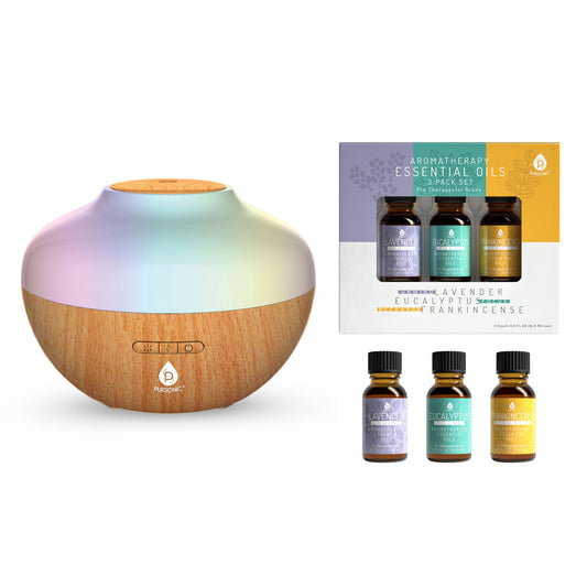 Pursonic Aromatherapy Diffuser & Essential Oil Set-Ultrasonic Top 3