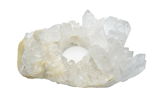 Quartz Cluster Candle Holder